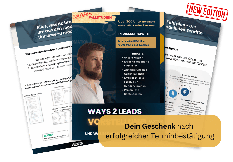Mockup Ways 2 Leads Report by Pascal Mayer
